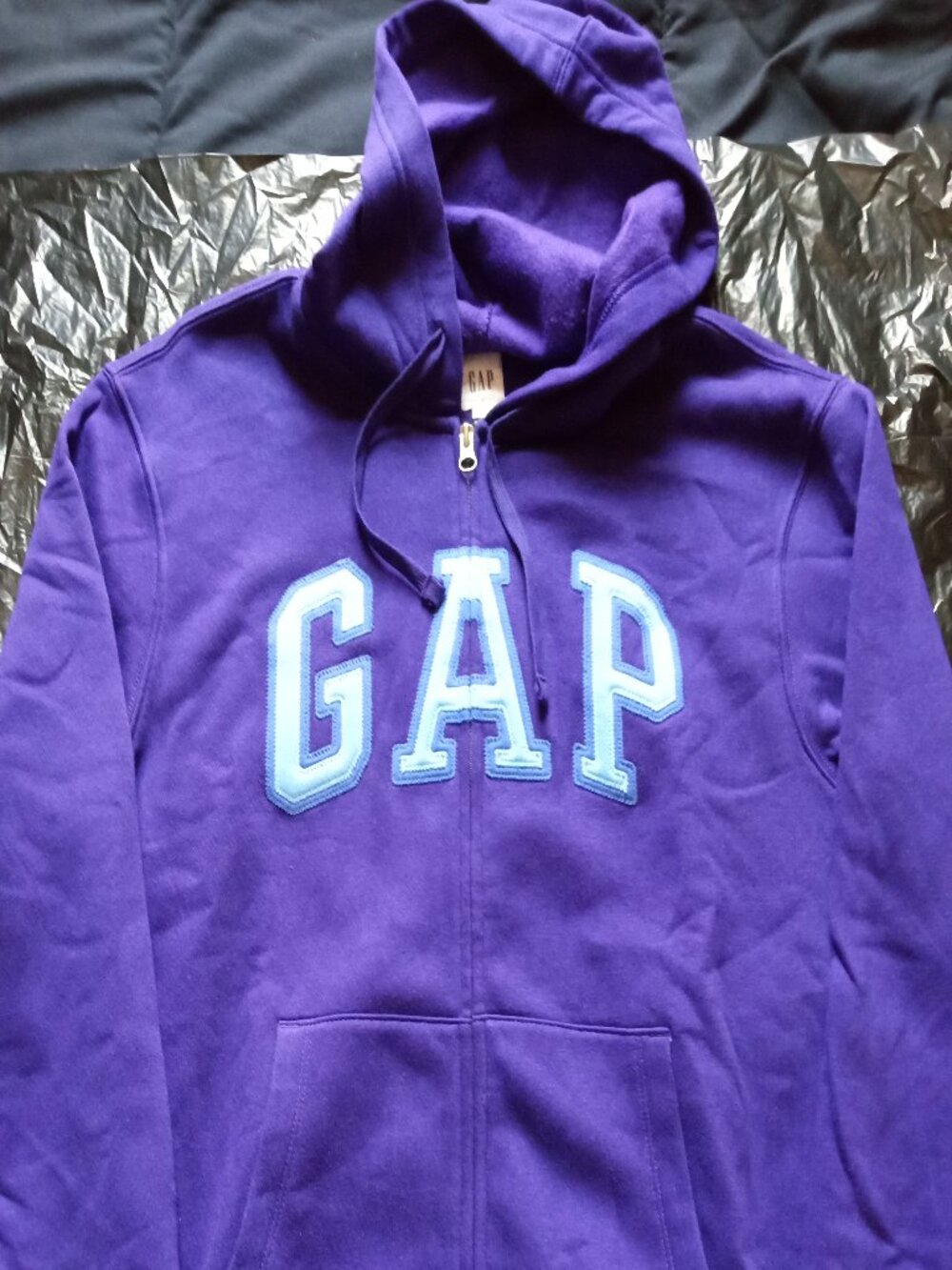 (Bundle Deal) GAP Mens Purple/Blue Zip Hoodie XS NWOT